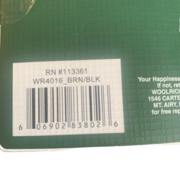 Lot‎ of 2 Woolrich Green Label 2 Pairs Unisex Ankle Socks Brown Black Design - Picture 4 of 5